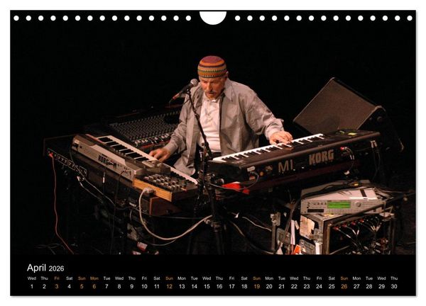 Produktbild: Jazz Pianists 2026 (Wall Calendar 2026 DIN A4 landscape), CALVENDO 12 Month Wall Calendar