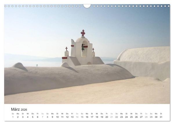 Produktbild: Hellas - ein Meer der Farben (Wandkalender 2026 DIN A3 quer), CALVENDO Monatskalender