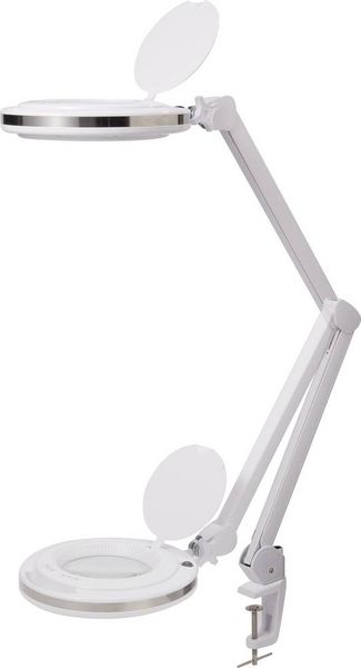 Produktbild: TOOLCRAFT TO-7567479 730lm 127mm (5 Zoll) Dimmbare LED-Lupenleuchte mit Klemme 8D 3X Vergr&ouml;&szlig;erungsfaktor=3.0 x 12.7cm 2021 Ener