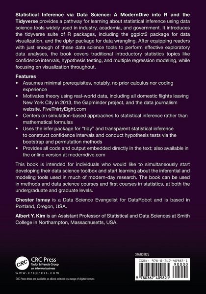 Produktbild: Statistical Inference via Data Science