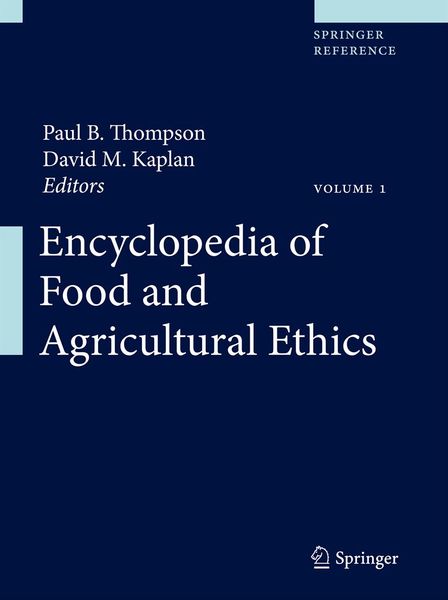 Produktbild: Encyclopedia of Food and Agricultural Ethics