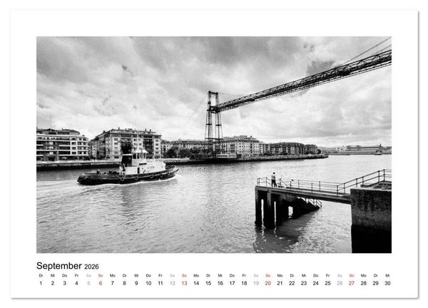 Produktbild: Bilbao - Bilder einer Stadt (Wandkalender 2026 DIN A4 quer), CALVENDO Monatskalender