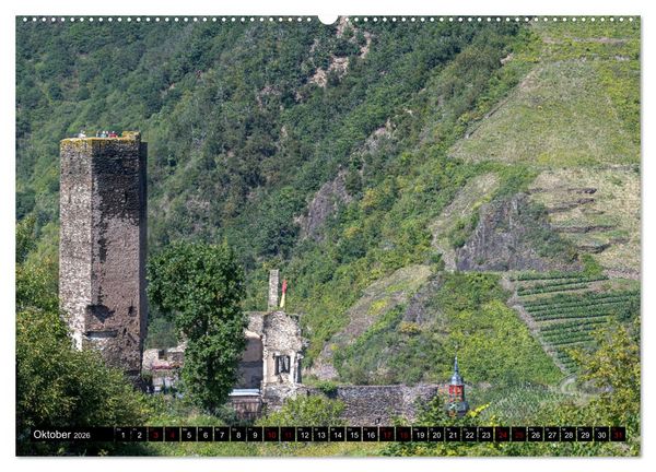 Produktbild: Die Mosel zwischen Bremm und Koblenz (hochwertiger Premium Wandkalender 2026 DIN A2 quer), Kunstdruck in Hochglanz