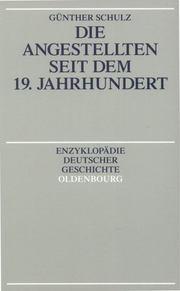 Produktbild: Die Angestellten seit dem 19. Jahrhundert