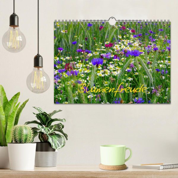 Produktbild: Blumenfreude (Wandkalender 2026 DIN A4 quer), CALVENDO Monatskalender