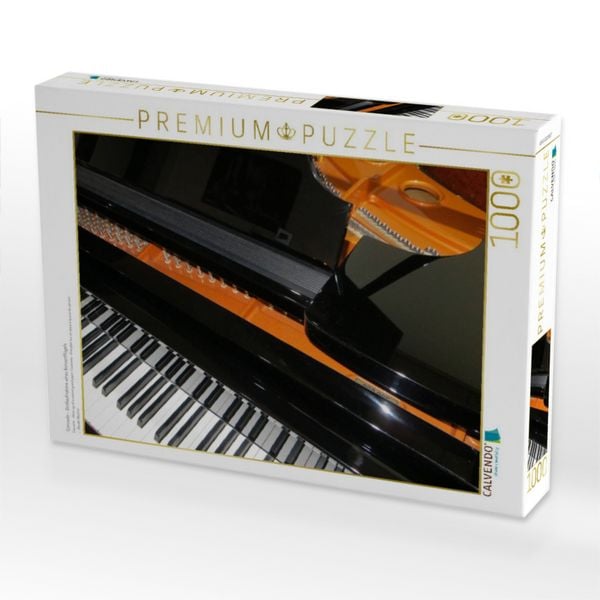 Produktbild: CALVENDO Puzzle Concerto - Gro&szlig;aufnahme eines Konzertfl&uuml;gels | 1000 Teile Lege-Gr&ouml;&szlig;e 64x48cm Foto-Puzzle f&uuml;r gl&uuml;ckliche Stunden