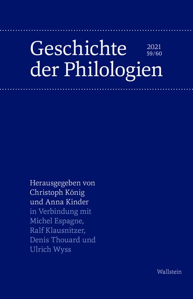 Produktbild: Geschichte der Philologien
