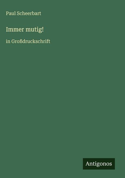 Produktbild: Immer mutig!