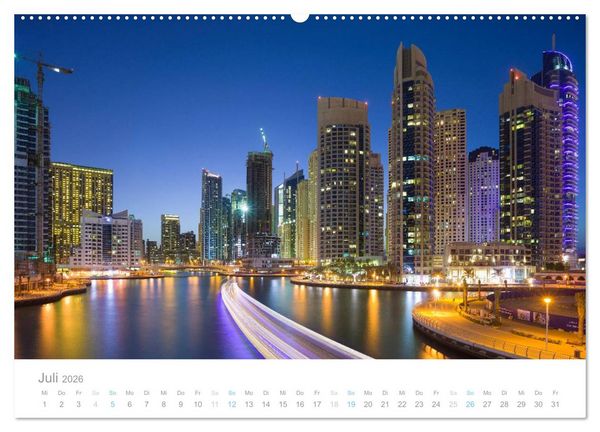Produktbild: Dubai Architektur 2026 (hochwertiger Premium Wandkalender 2026 DIN A2 quer), Kunstdruck in Hochglanz