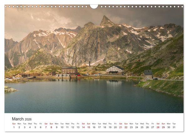 Produktbild: Aosta Valley and its nature (Wall Calendar 2026 DIN A3 landscape), CALVENDO 12 Month Wall Calendar