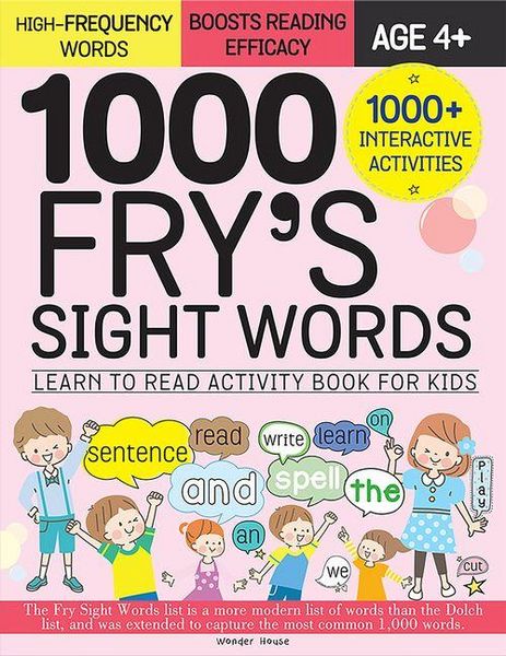Produktbild: 1000 Fry S Sight Words: Learn to Read Activity Book for Kids