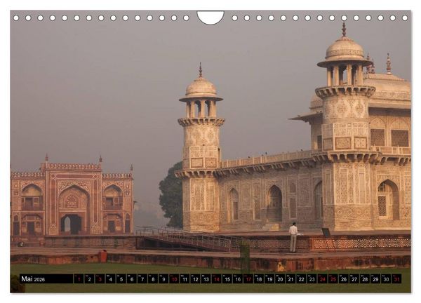 Produktbild: Indien - das goldene Dreieck, Delhi-Agra-Jaipur (Wandkalender 2026 DIN A4 quer), CALVENDO Monatskalender