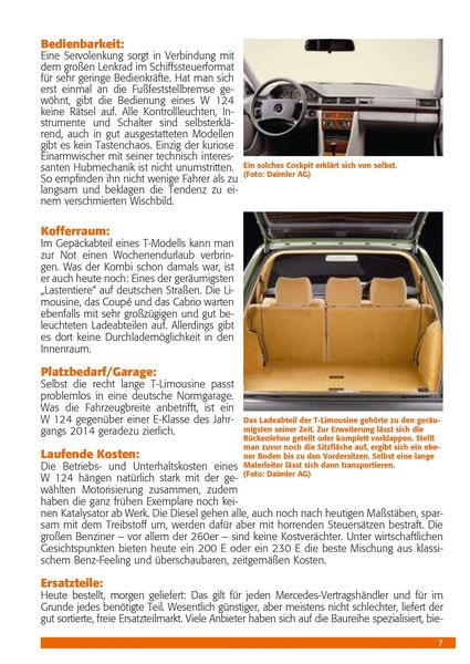 Praxisratgeber Klassikerkauf Mercedes-Benz W 124