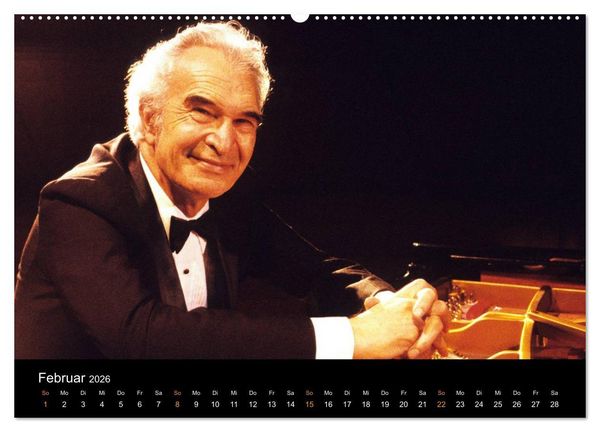 Produktbild: Jazz Pianisten 2026 (Wandkalender 2026 DIN A2 quer), CALVENDO Monatskalender
