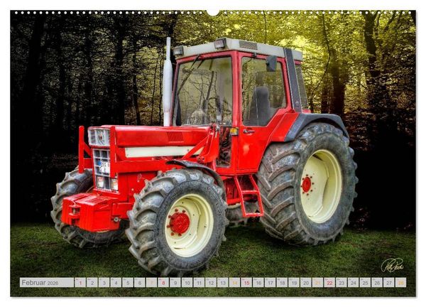 Produktbild: Oldtimer Sch&auml;tze. Ein Traktoren-Kalender (hochwertiger Premium Wandkalender 2026 DIN A2 quer), Kunstdruck in Hochglanz