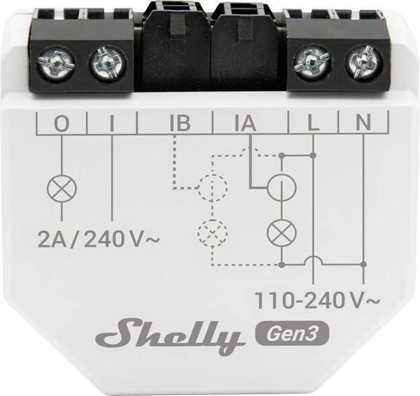 Shelly EM Gen3 Messmodul Bluetooth, Wi-Fi