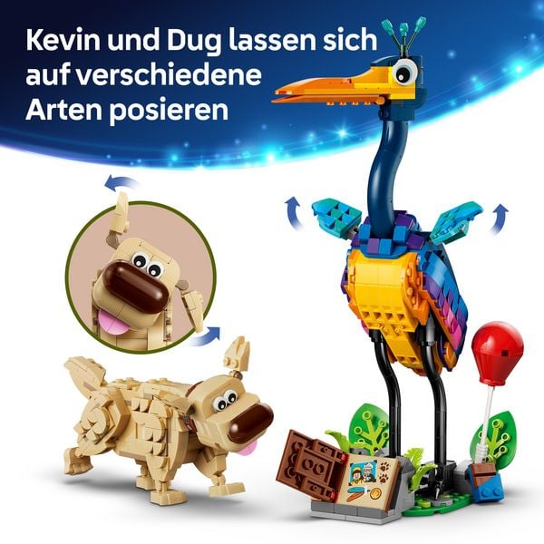 Produktbild: LEGO ǀ Disney and Pixar 43290 Kevin und Dug, Spielzeug Golden Retriever