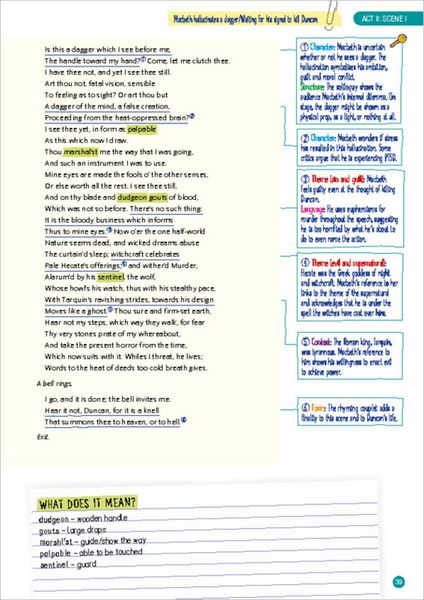Produktbild: Macbeth: Full Play with Annotations and Key Quotations
