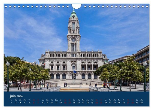 Produktbild: Porto - ville color&eacute;e sur le Douro (Calendrier mural 2026 DIN A4 vertical), CALVENDO calendrier mensuel