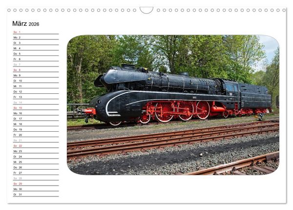 Produktbild: Unter Dampf - Dampflokromantik (Wandkalender 2026 DIN A3 quer), CALVENDO Monatskalender