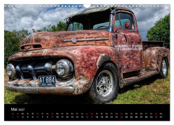 Produktbild: Au&szlig;ergew&ouml;hnliche Autos - Hot Rods (Wandkalender 2027 DIN A3 quer), CALVENDO Monatskalender