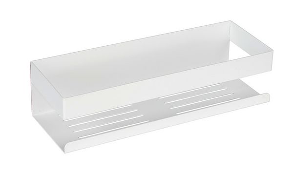 Turbo-Loc Wandablage Mod. Genova White matt, Befestigen ohne Bohren mit Spezial-Klebepad