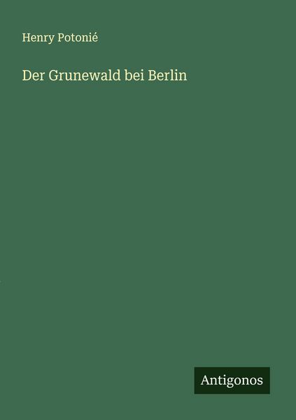 Produktbild: Der Grunewald bei Berlin