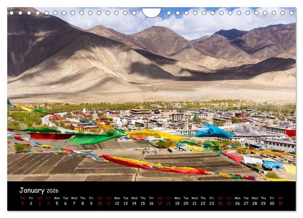 Produktbild: Tibet Land of Legends (Wall Calendar 2026 DIN A4 landscape), CALVENDO 12 Month Wall Calendar