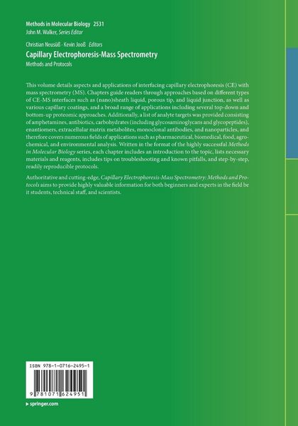 Produktbild: Capillary Electrophoresis-Mass Spectrometry