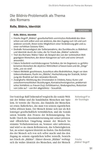 Produktbild: Lekt&uuml;rehilfen Max Frisch 'Homo faber'
