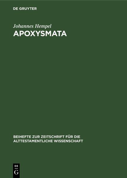 Produktbild: Apoxysmata