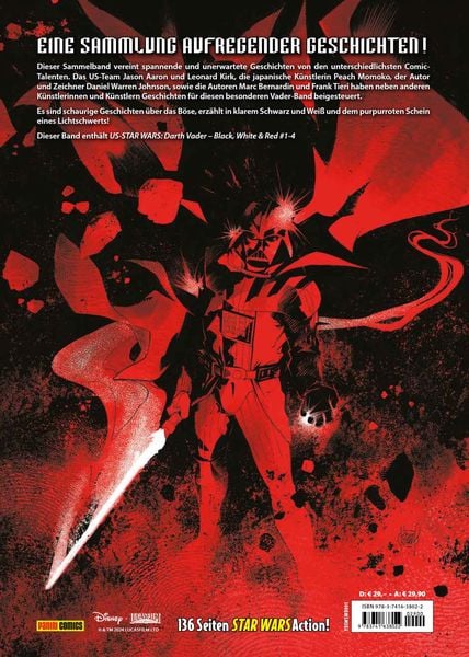 Produktbild: Star Wars Comics: Darth Vader - Schwarz, Wei&szlig; & Rot Deluxe