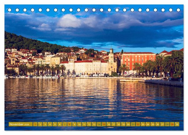 Produktbild: Split - Zauberhafte Perle an der Adriak&uuml;ste Kroatiens (Tischkalender 2026 DIN A5 quer), CALVENDO Monatskalender