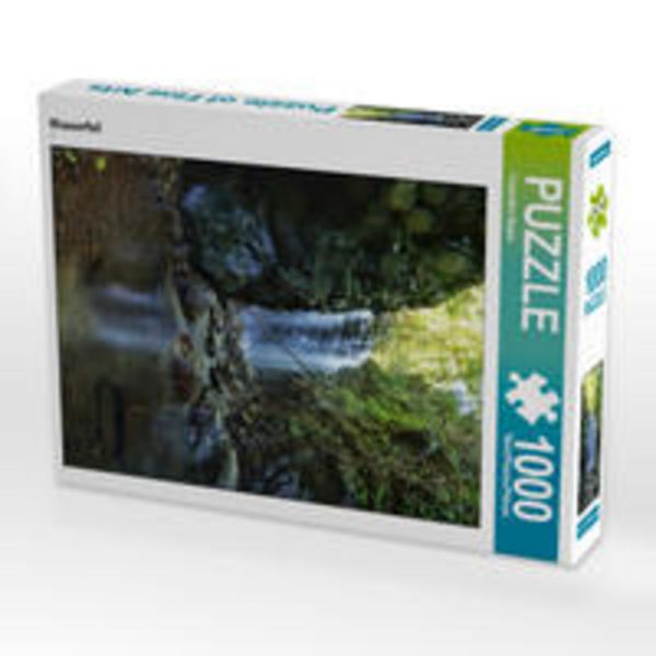 CALVENDO Puzzle Wasserfall 1000 Teile Lege-Größe 48 x 64 cm Foto-Puzzle Bild von Franziska Hoppe