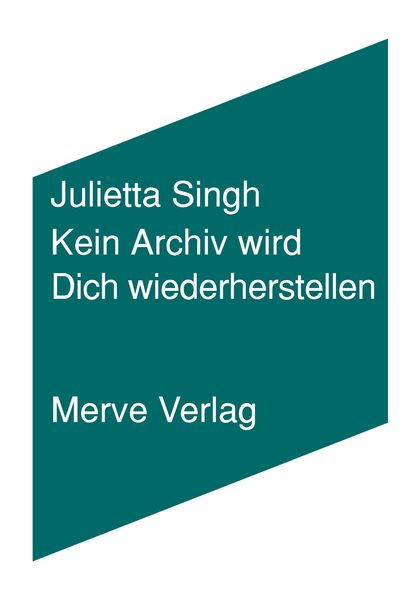 Produktbild: Kein Archiv wird Dich wiederherstellen