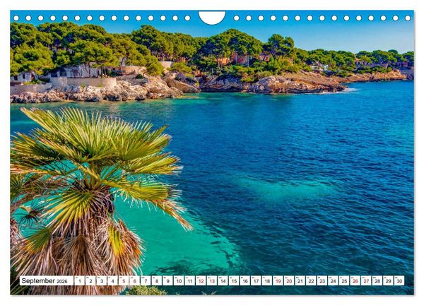 Produktbild: Mallorca - Sch&ouml;ne Impressionen der Insel (Wandkalender 2026 DIN A4 quer), CALVENDO Monatskalender