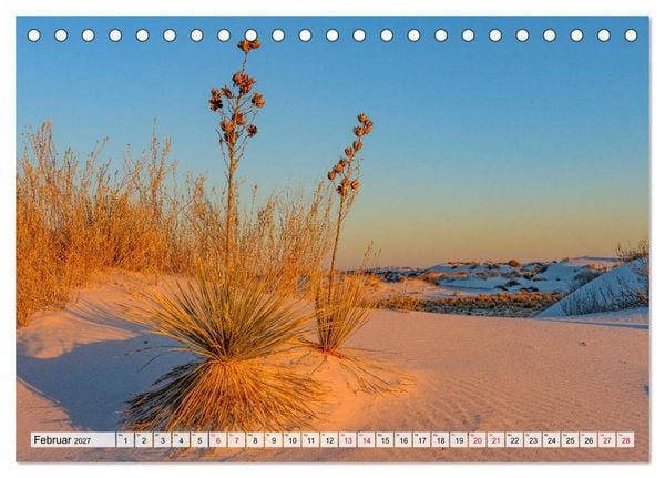 Produktbild: Sehnsuchts Landschaften im Amerikanischen Westen (Tischkalender 2027 DIN A5 quer), CALVENDO Monatskalender