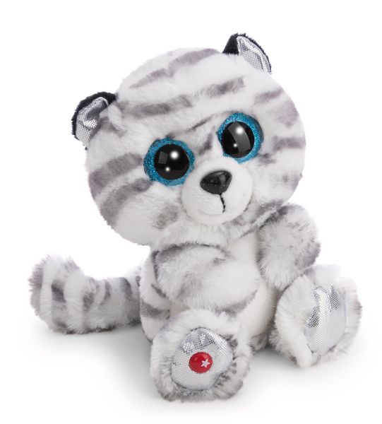 Produktbild: NICI - Kuscheltier GLUBSCHIS wei&szlig;er Tiger Albella 15cm schlenkernd