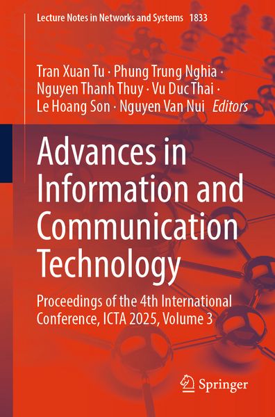 Produktbild: Advances in Information and Communication Technology