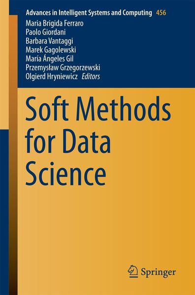 Produktbild: Soft Methods for Data Science