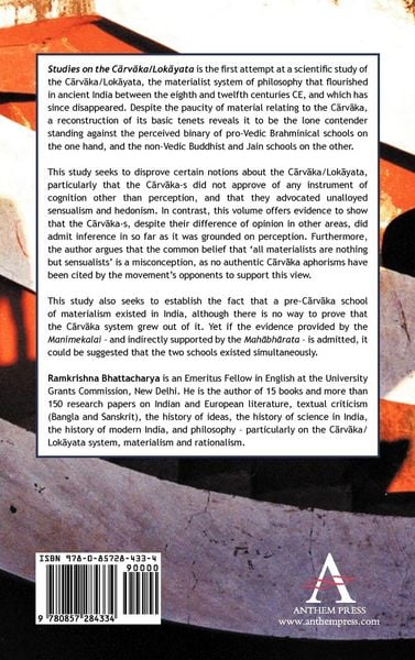Produktbild: Studies on the Carvaka/Lokayata