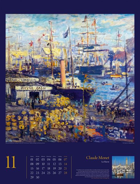 Produktbild: KunstGeschichten Kalender 2027 | Meisterwerke und die Orte ihrer Inspiration