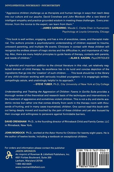 Produktbild: Understanding and Treating the Aggression of Children