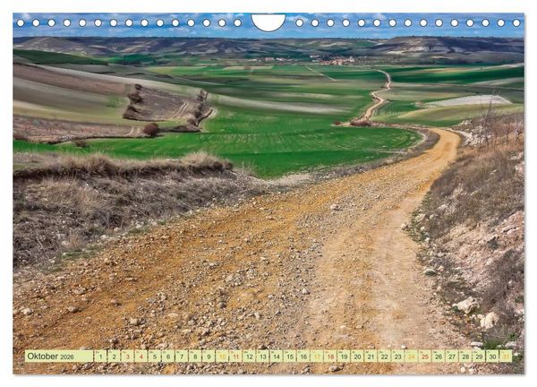Produktbild: Jakobsweg - pilgern auf dem Camino de Santiago (Wandkalender 2026 DIN A4 quer), CALVENDO Monatskalender