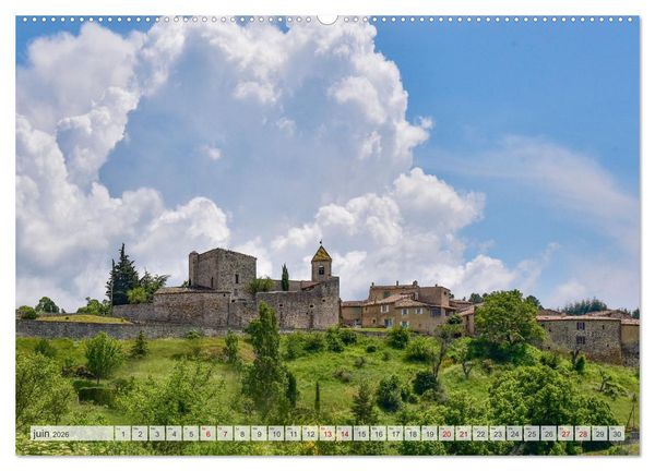 Produktbild: Les villages perch&eacute;s de Provence (Calendrier mural 2026 DIN A2 vertical), CALVENDO calendrier mensuel
