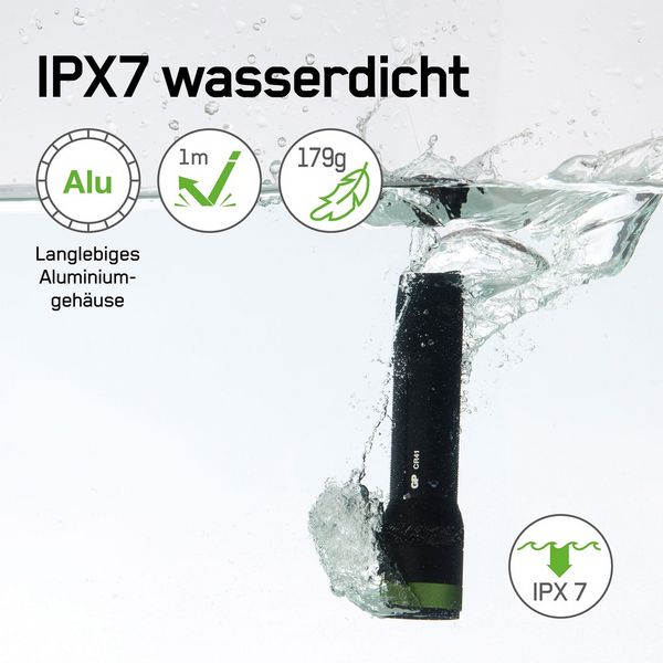 Produktbild: GP Discovery GPDISFLCR41BL935 GPDISFLCR41BL935 LED Taschenlampe akkubetrieben 650 lm 40 h 179 g