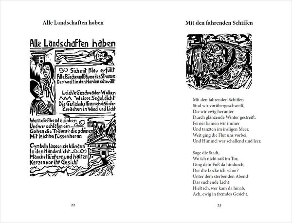 Produktbild: Umbra vitae. Gedichte. Mit Holzschnitten von Ernst Ludwig Kirchner