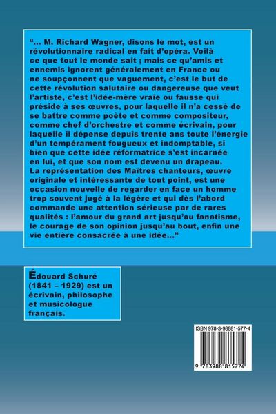 Produktbild: Le drame musical et l'&iquest;uvre de Richard Wagner