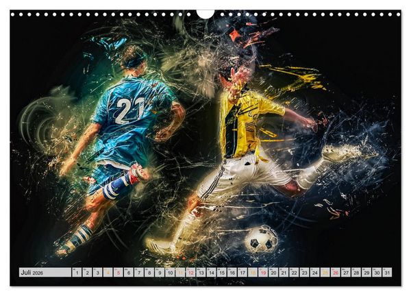 Produktbild: Fu&szlig;ball - extrem (Wandkalender 2026 DIN A3 quer), CALVENDO Monatskalender