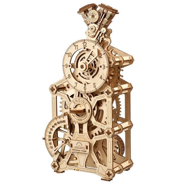 UGEARS Motor-Uhr